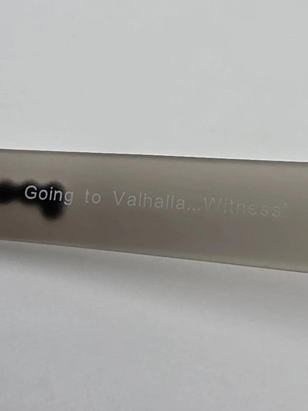 Goodr OG Going To Valhalla Crystal Grey Frame Polarized Chrome Lens Sunglasses